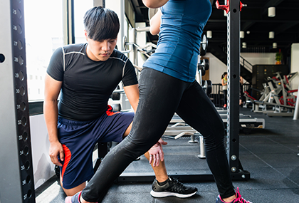 トレーナーは有資格者